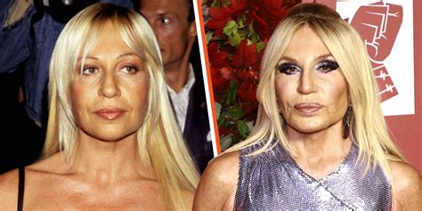 old donatella versace 1992|donatella versace then and now.